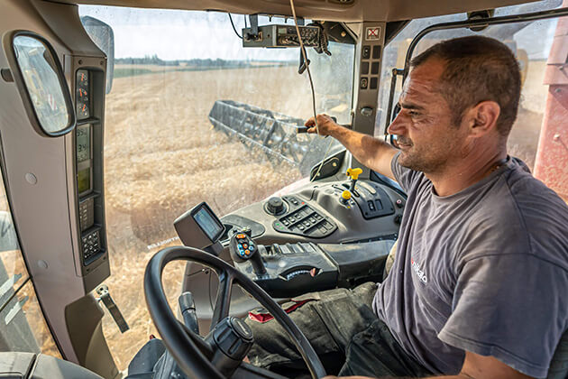 Témoignage conducteur en exploitation agricole