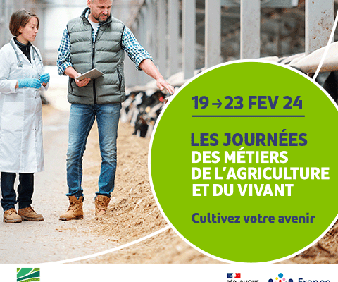 Visuel journées des métiers de l'agriculture 2024