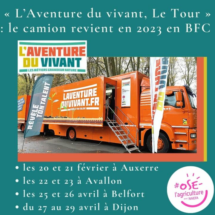 les dates du bus de l'aventure du vivant