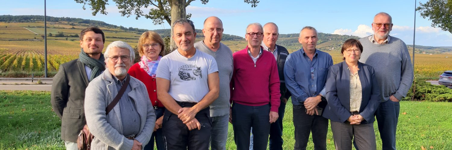 Election du nouveau bureau de l'ANEFA Bourgogne-Franche-Comté, le 14 octobre 2024 pour 2 ans. Sylvain VERNIER, Président et Gilles DUQUET, SG