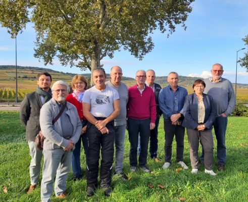 Election du nouveau bureau de l'ANEFA Bourgogne-Franche-Comté, le 14 octobre 2024 pour 2 ans. Sylvain VERNIER, Président et Gilles DUQUET, SG