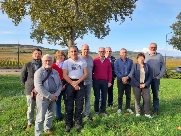 Election du nouveau bureau de l'ANEFA Bourgogne-Franche-Comté, le 14 octobre 2024 pour 2 ans. Sylvain VERNIER, Président et Gilles DUQUET, SG