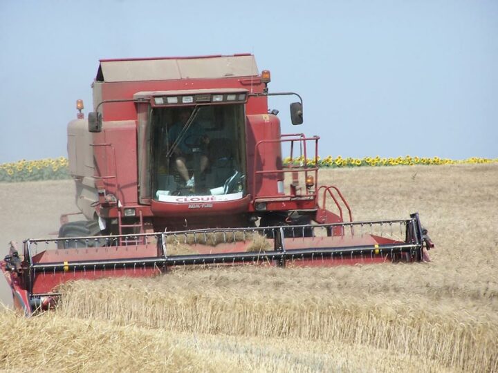 Moisson dans le Gers
