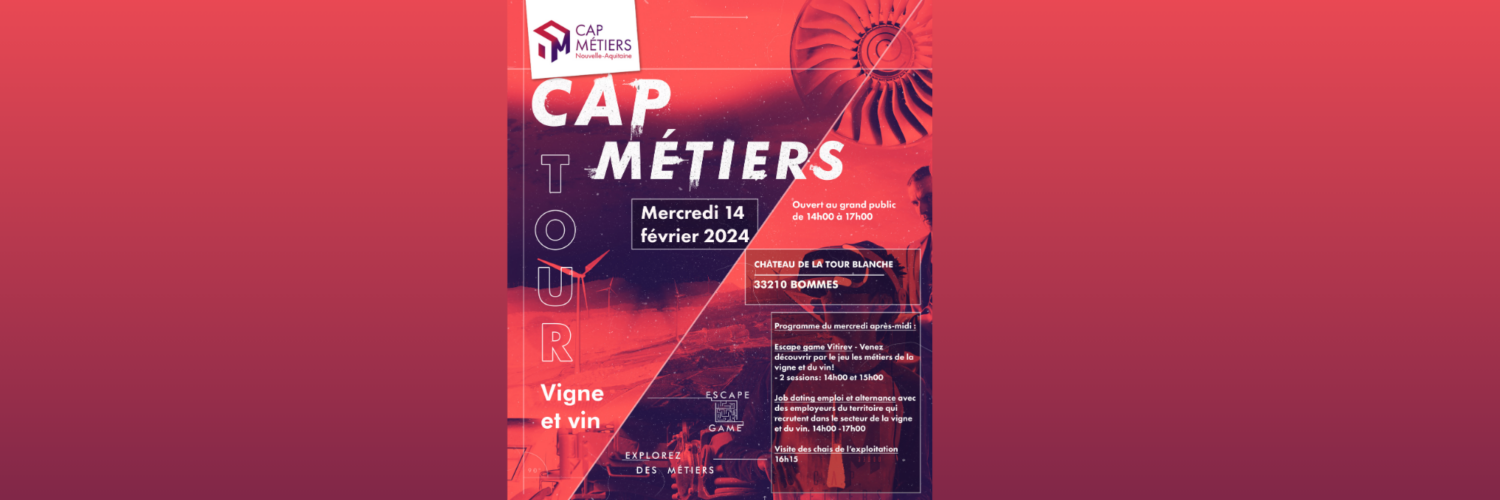 Cap Métiers Tour Vigne et Vin Bommes