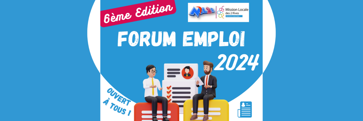 Affiche Forum emploi 2024 Podensac