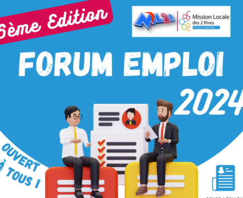 Affiche Forum emploi 2024 Podensac