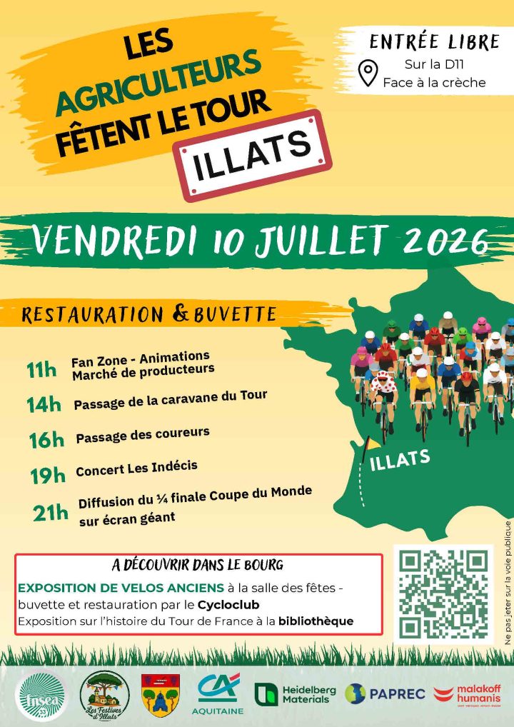 Affiche Tour de France Illats